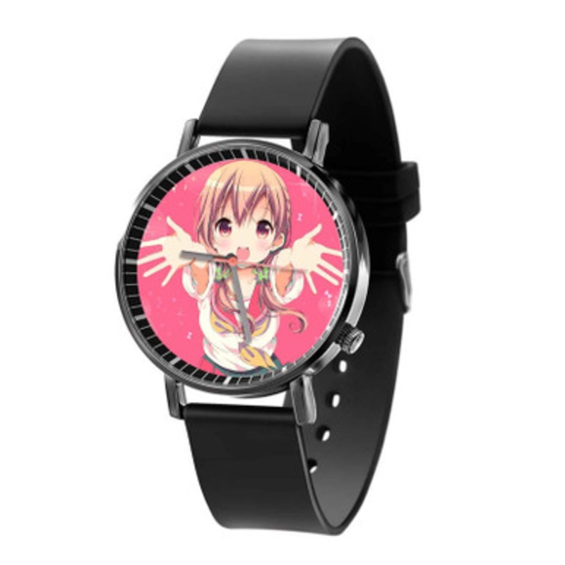 Hinako Note Black Quartz Watch Unisex With Premium Gift Box