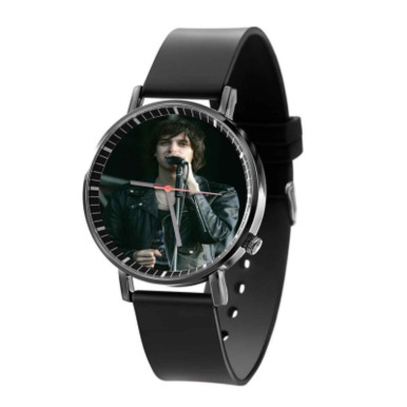 Julian Casablancas The Strokes Print Black Quartz Watch Unisex With Premium Gift Box