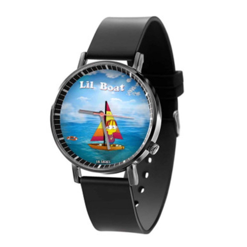 Lil Boat 2 yachty Black Quartz Watch Unisex With Premium Gift Box