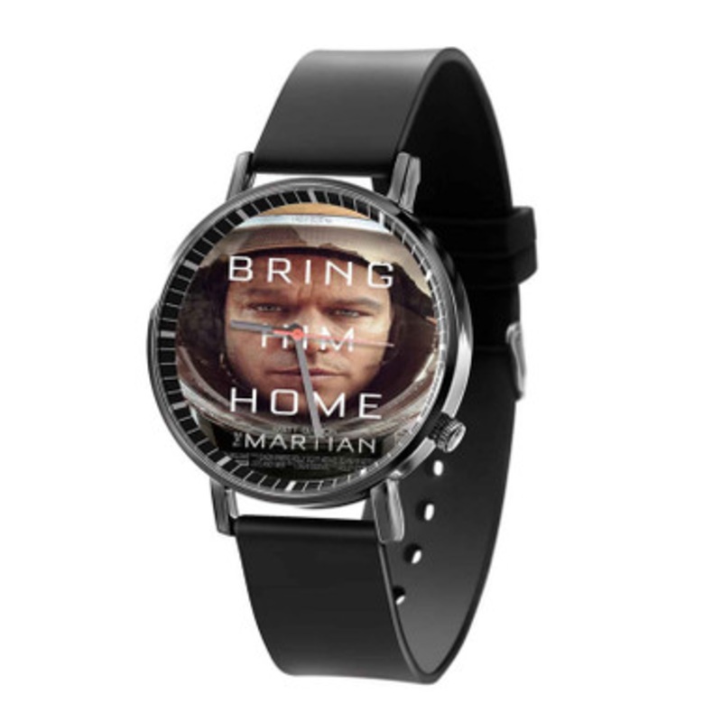 Matt Damon The Martian Black Quartz Watch Unisex With Premium Gift Box
