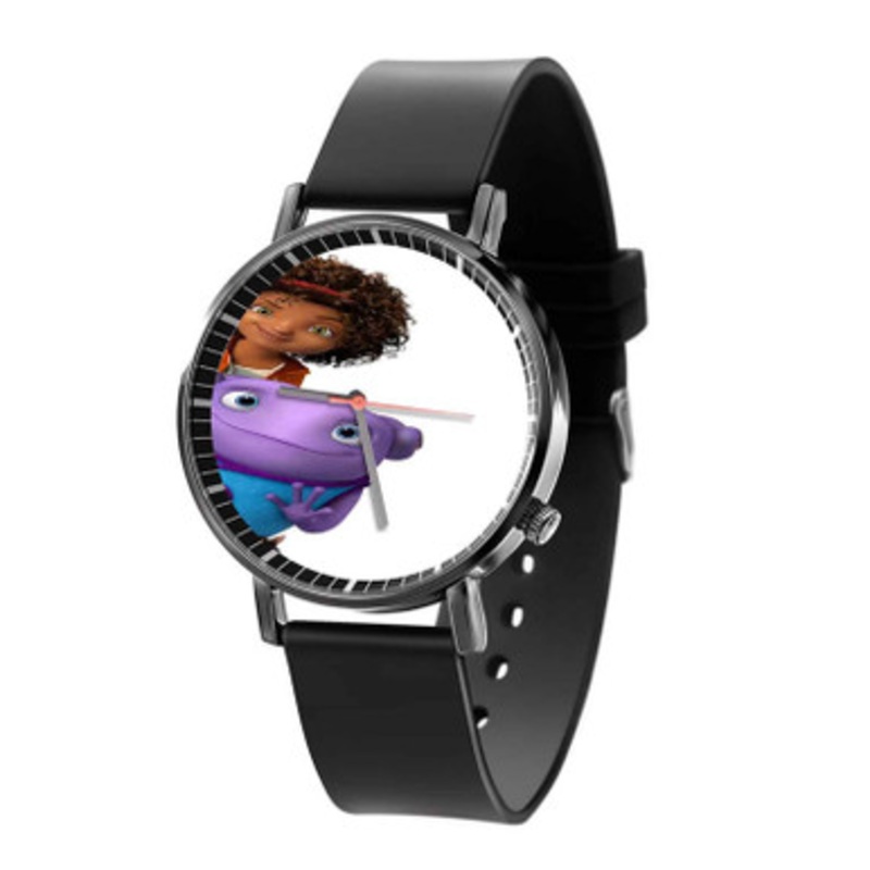 Meet Oh Tip and Pig Home Dreamworks Black Quartz Watch Unisex With Premium Gift Box