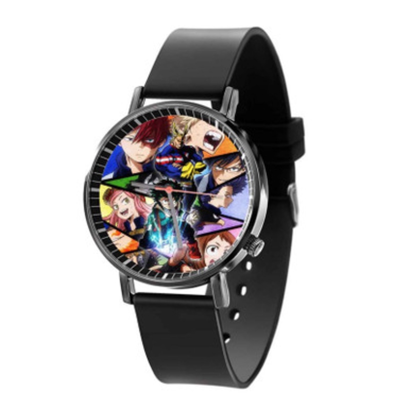 My Hero Academia Black Quartz Watch Unisex With Premium Gift Box
