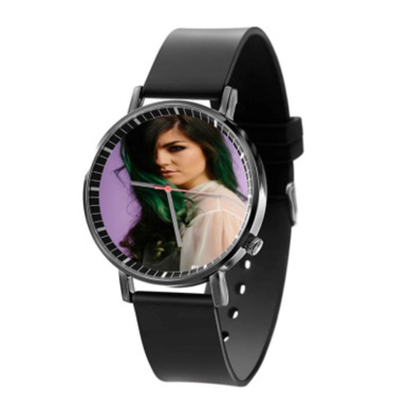 Phoebe Ryan Black Quartz Watch With Premium Gift Box for Unisex