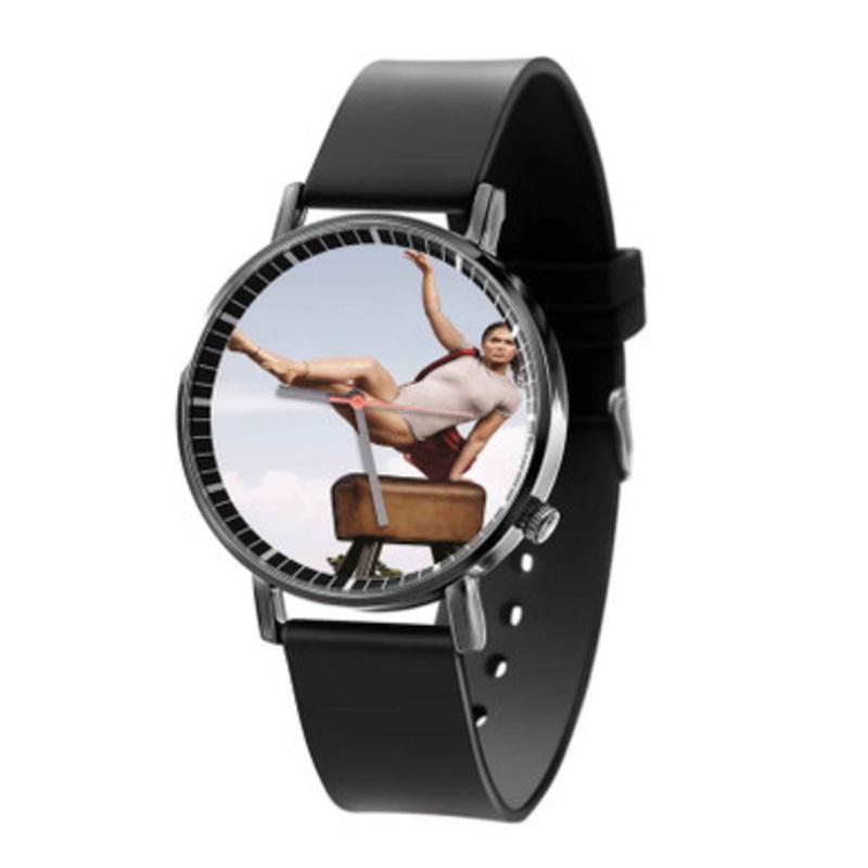 Ronda Rousey Unisex Black Quartz Watch With Premium Gift Box
