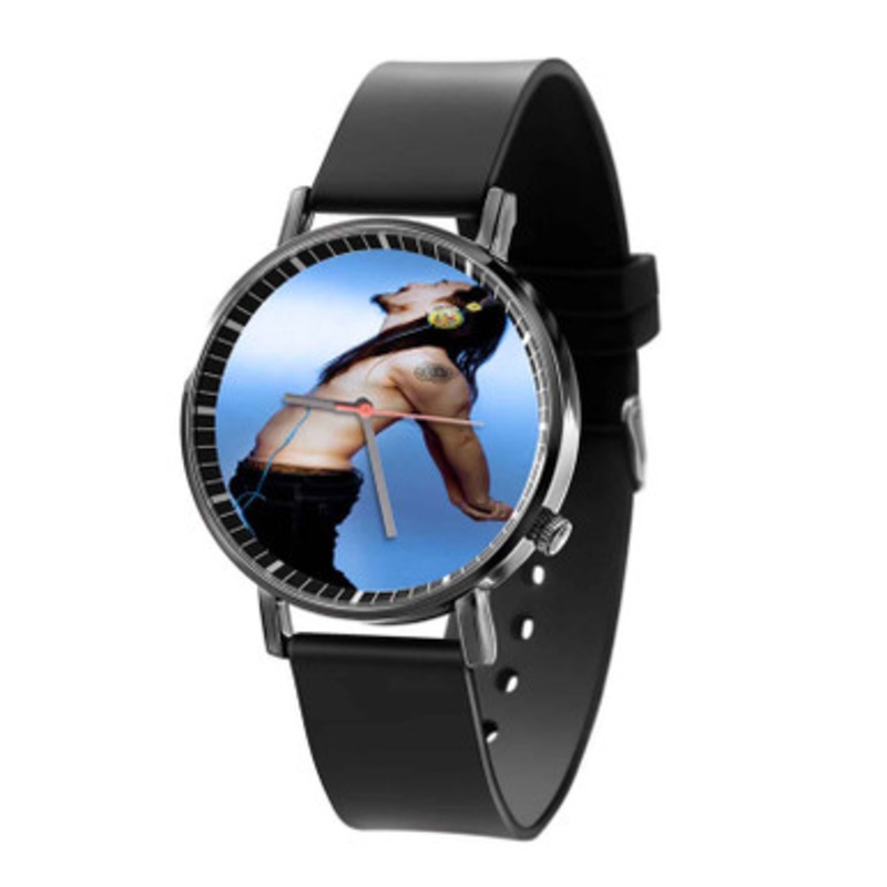 Steve Aoki Art Arts Black Quartz Watch Unisex With Premium Gift Box
