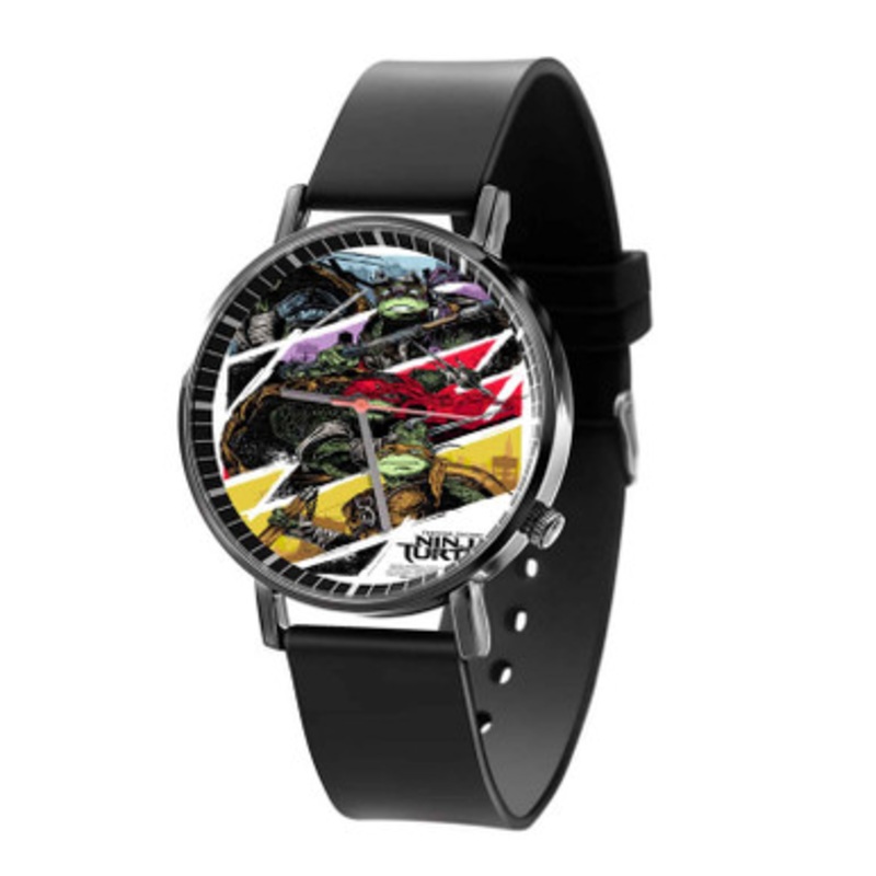 Teenage Mutant Ninja Turtles Black Quartz Watch Unisex With Premium Gift Box
