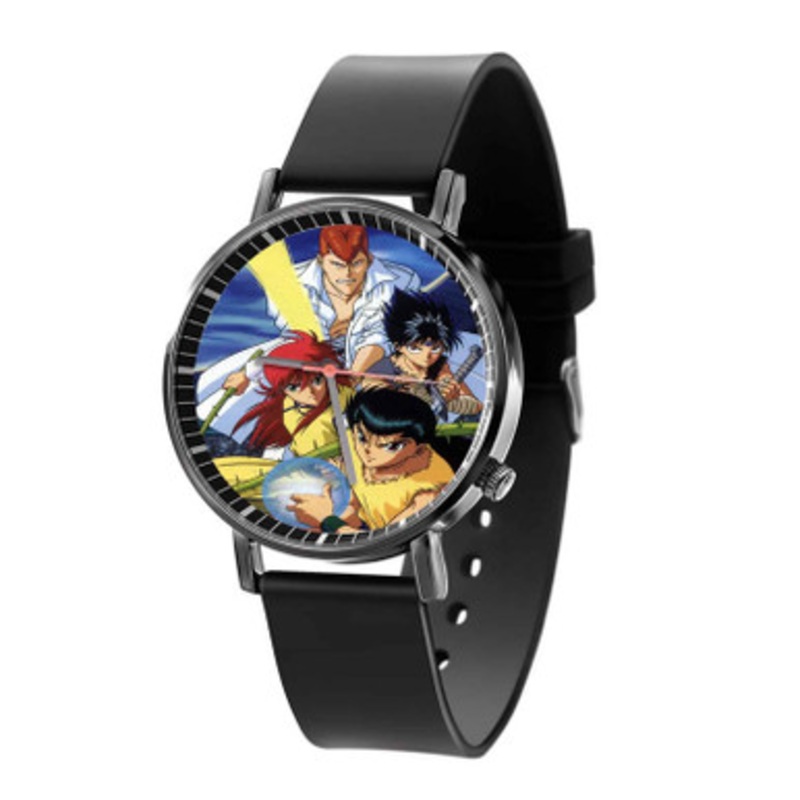 Yu Yu Hakusho Black Quartz Watch Unisex With Premium Gift Box