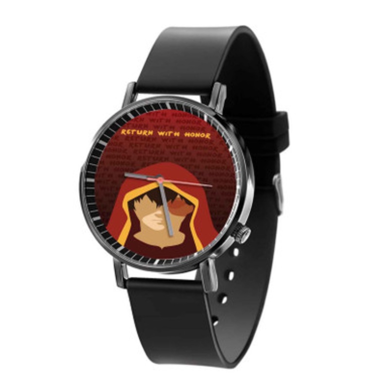 Zuko Return With Honor Black Quartz Watch Unisex With Premium Gift Box