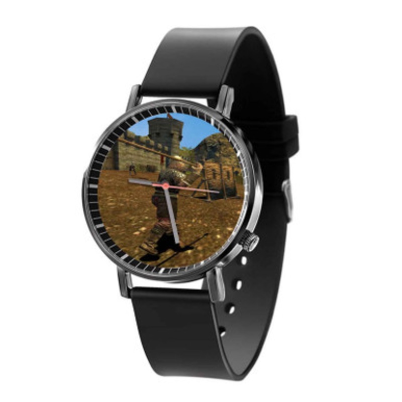 Age of Chivalry Unisex Black Quartz Watch With Premium Gift Box