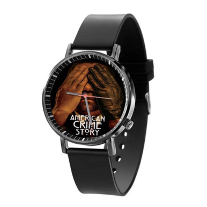 American Crime Story Black Quartz Watch Unisex With Premium Gift Box