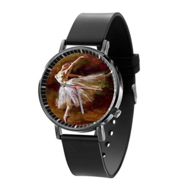 Andrew Atroshenko Ballerina Black Quartz Watch Unisex With Premium Gift Box
