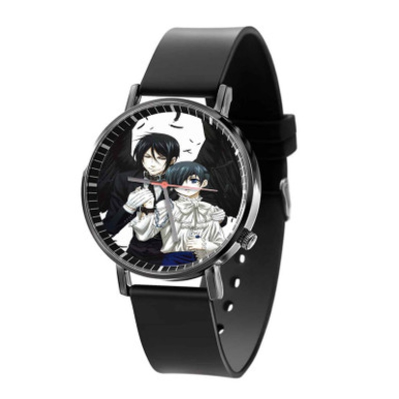 Black Butler Black Quartz Watch Unisex With Premium Gift Box