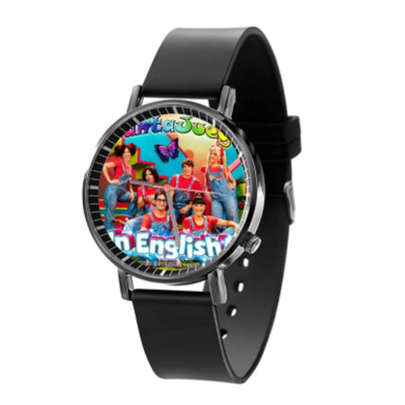 Cantajuego In English Chuchuwa Black Quartz Watch Unisex With Premium Gift Box