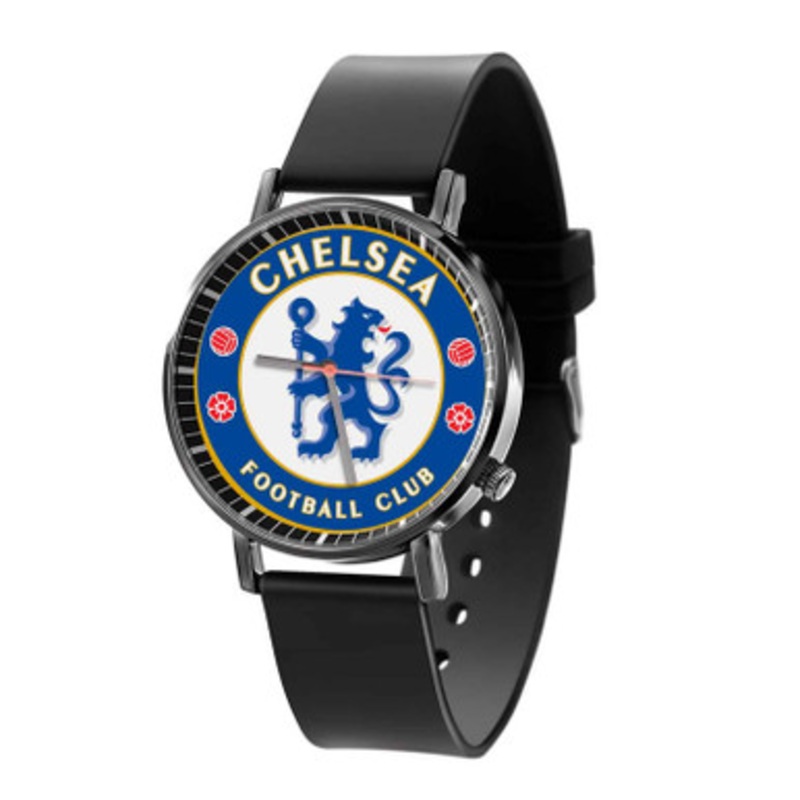 Chelsea FC Black Quartz Watch Unisex With Premium Gift Box