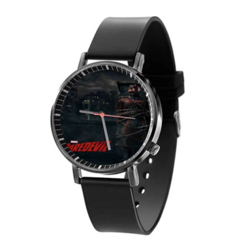 Daredevil Superhero Black Quartz Watch Unisex With Premium Gift Box