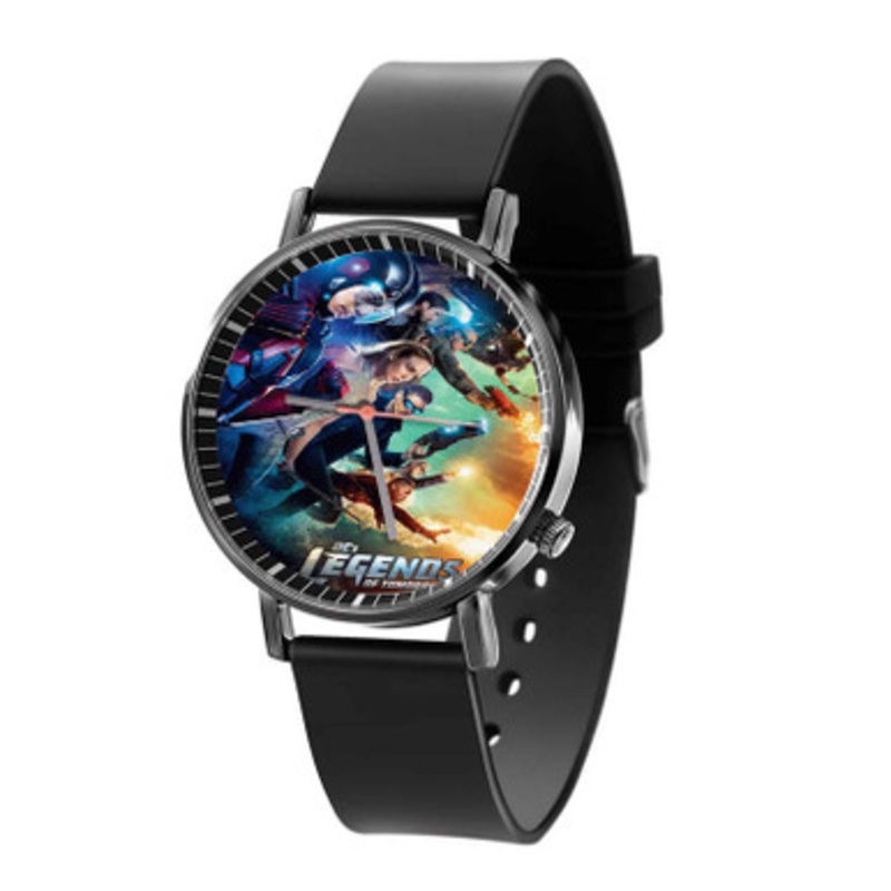 DC s Legends of Tomorrow Characters Black Quartz Watch Unisex With Premium Gift Box