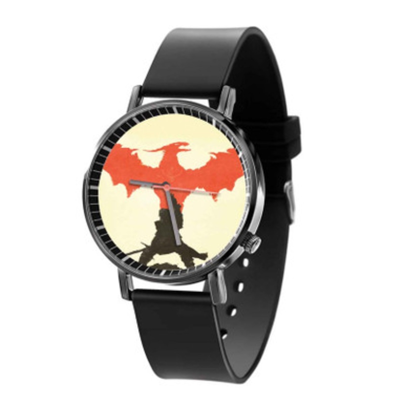 Dragon Age Inquisition Silhouette Black Quartz Watch Unisex With Premium Gift Box