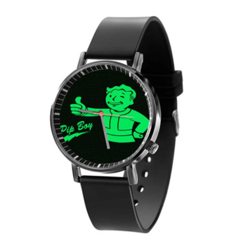 Fallout 4 Pip Boy Arts Black Quartz Watch Unisex With Premium Gift Box