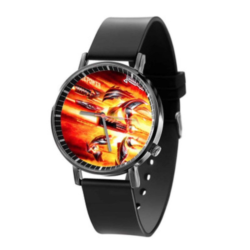 firepower judas priest Black Quartz Watch With Premium Gift Box for Unisex
