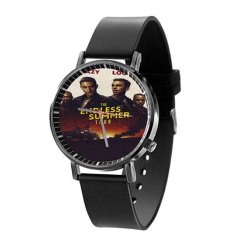 G Eazy and Logic The Endless Summer Tour Unisex Black Quartz Watch With Premium Gift Box