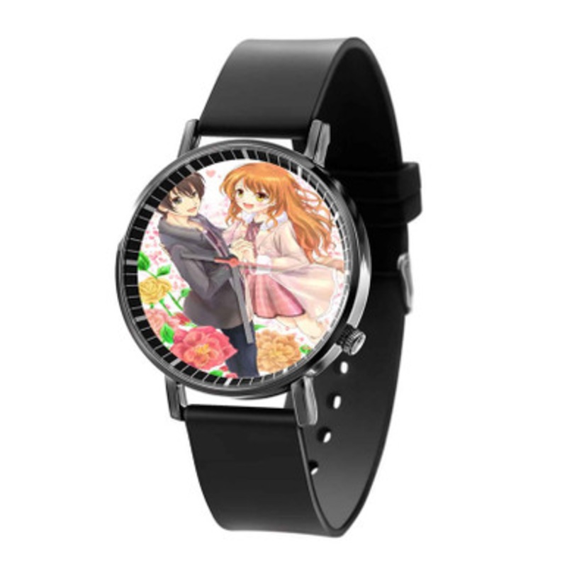 Golden Time Unisex Black Quartz Watch With Premium Gift Box