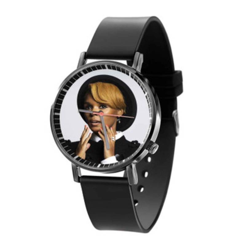 Janelle Monae Black Quartz Watch With Premium Gift Box for Unisex