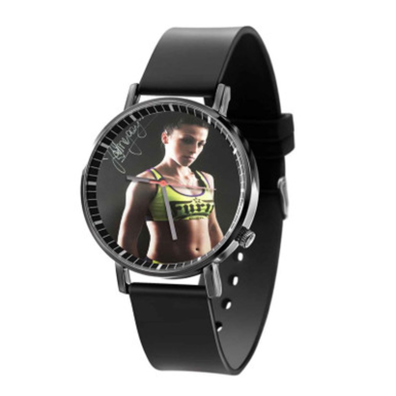 Joanna J drzejczyk UFC Black Quartz Watch Unisex With Premium Gift Box