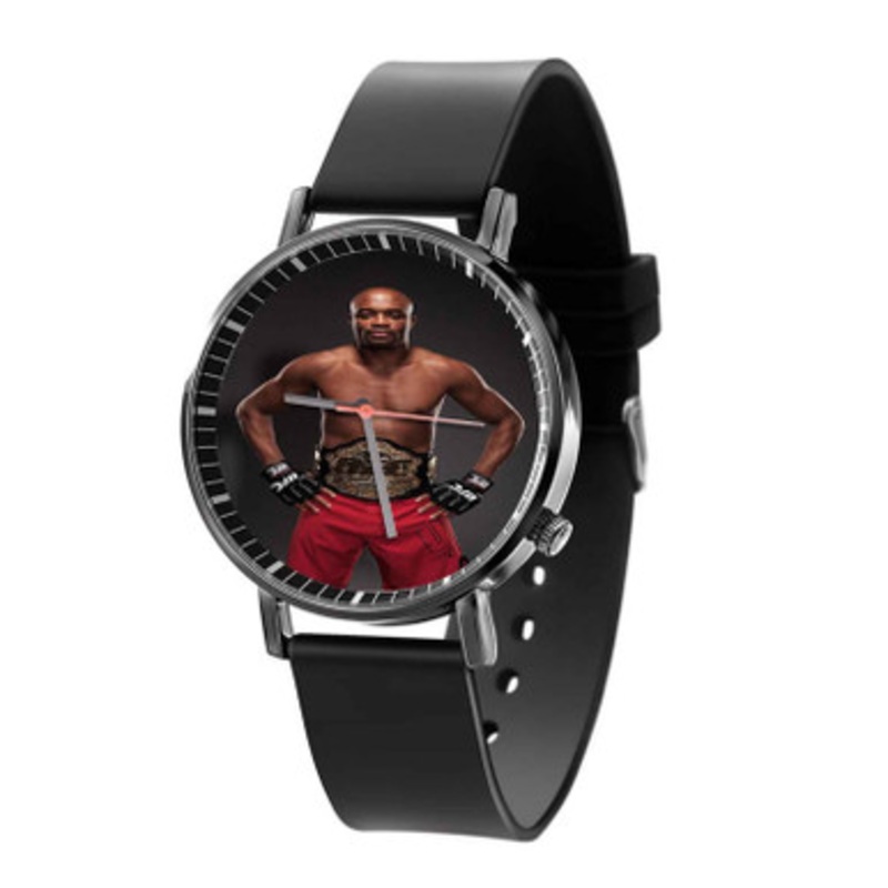 Jon Jones Unisex Black Quartz Watch With Premium Gift Box