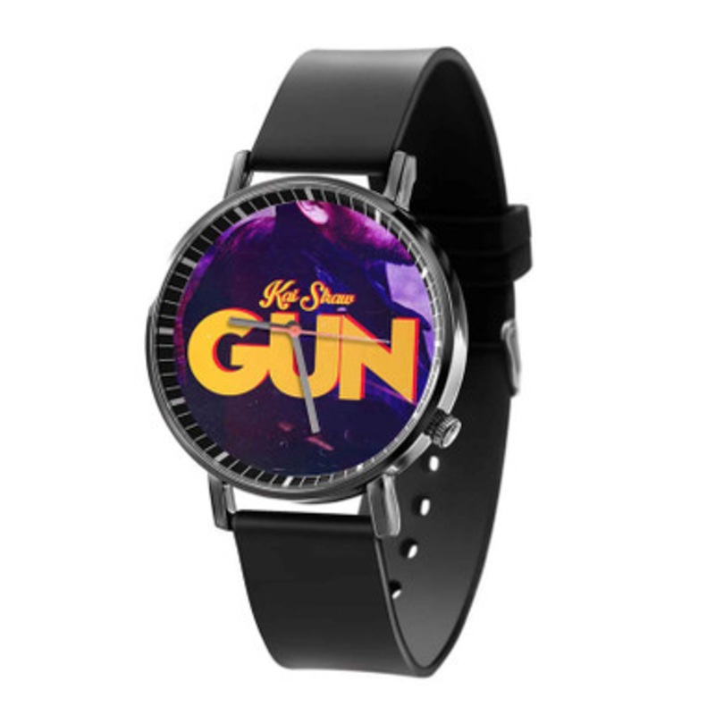 Kai Straw Rolls Black Quartz Watch Unisex With Premium Gift Box