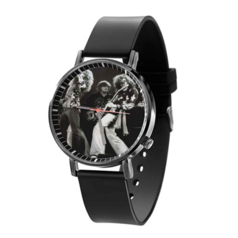 Led Zeppelin Art Black Quartz Watch Unisex With Premium Gift Box