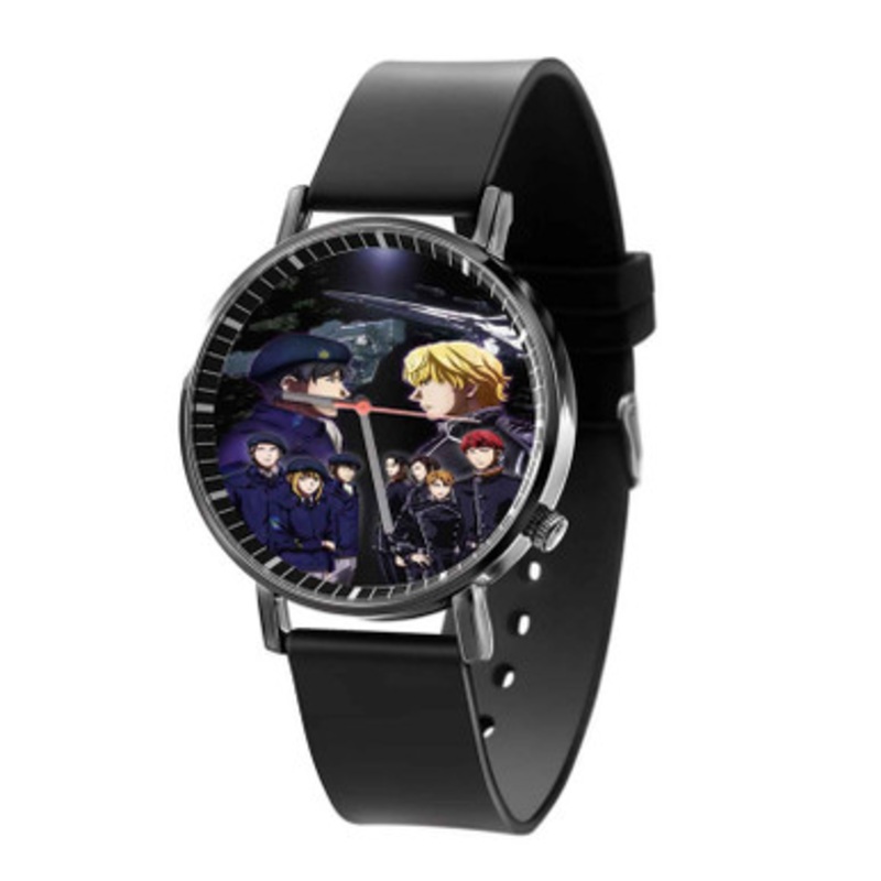 Legend of the Galactic Heroes Black Quartz Watch With Premium Gift Box for Unisex