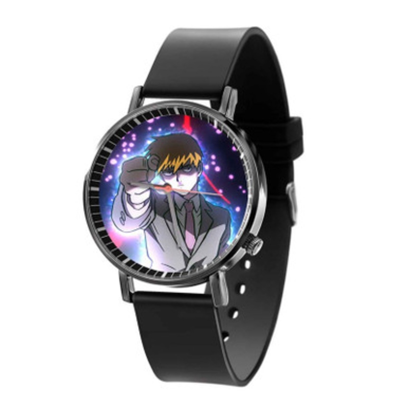 Mob Psycho 100 Episode 12 Black Quartz Watch With Premium Gift Box for Unisex