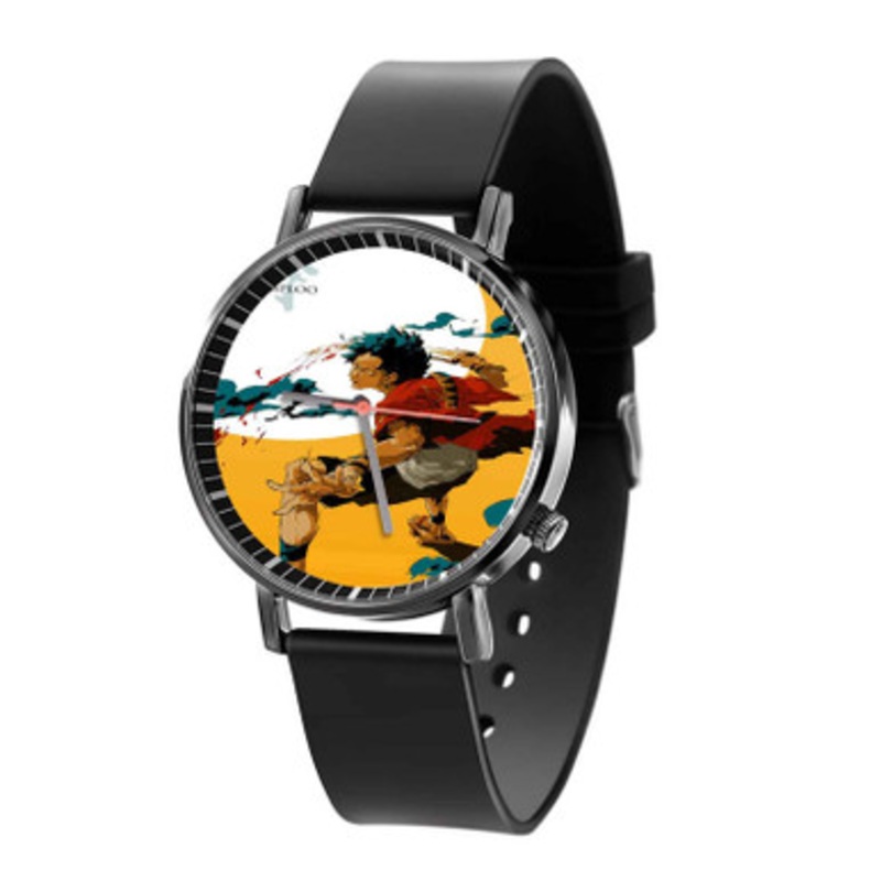 Mugen Samurai Champloo Black Quartz Watch Unisex With Premium Gift Box