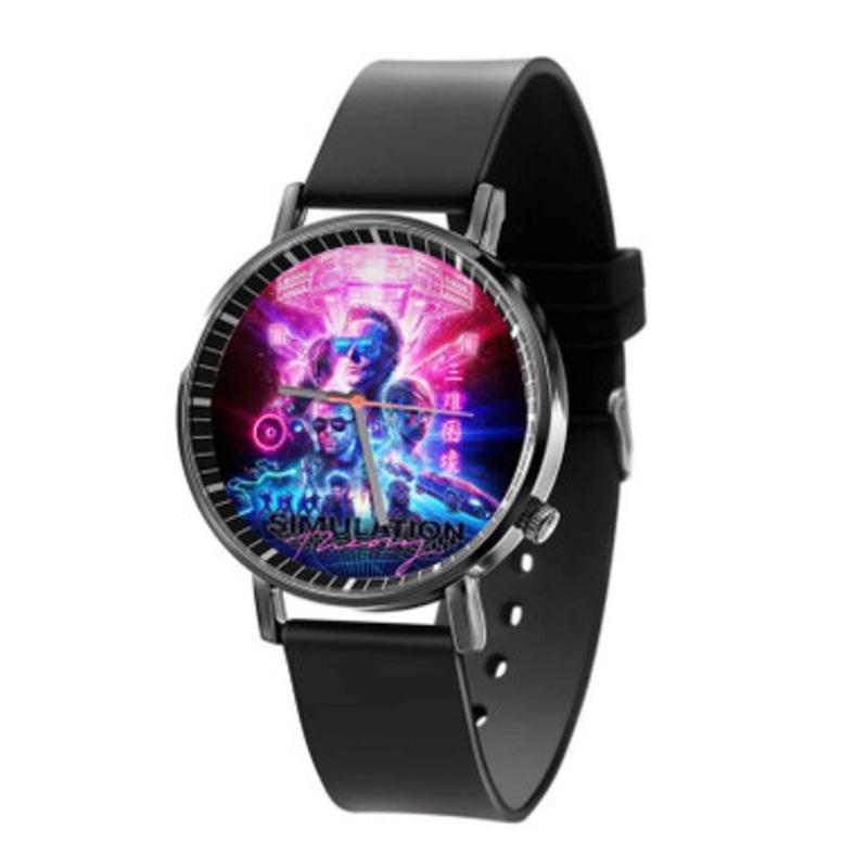 MUSE The Dark Side Black Quartz Watch With Premium Gift Box for Unisex