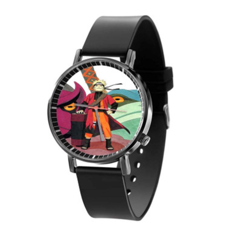 Naruto Shippuden Arts Black Quartz Watch Unisex With Premium Gift Box