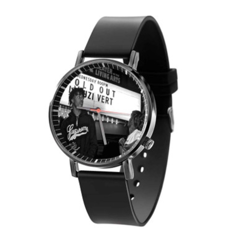 Playboi Carti Feat Lil Uzi Vert Black Quartz Watch Unisex With Premium Gift Box