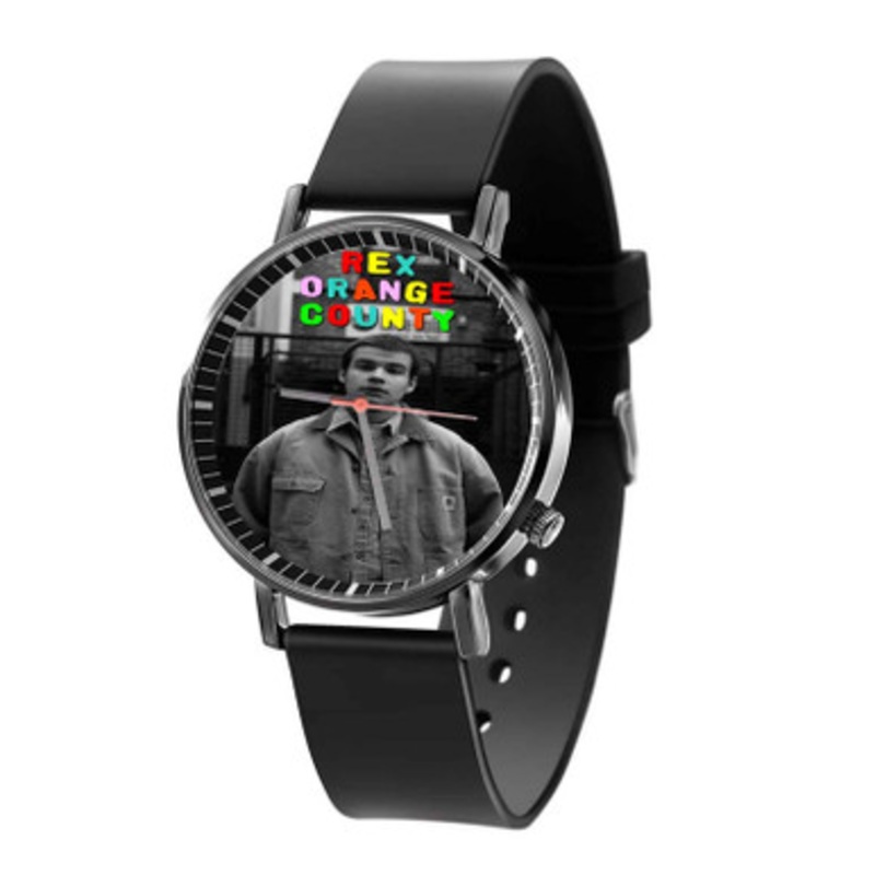 Rex Orange County Black Quartz Watch With Premium Gift Box for Unisex