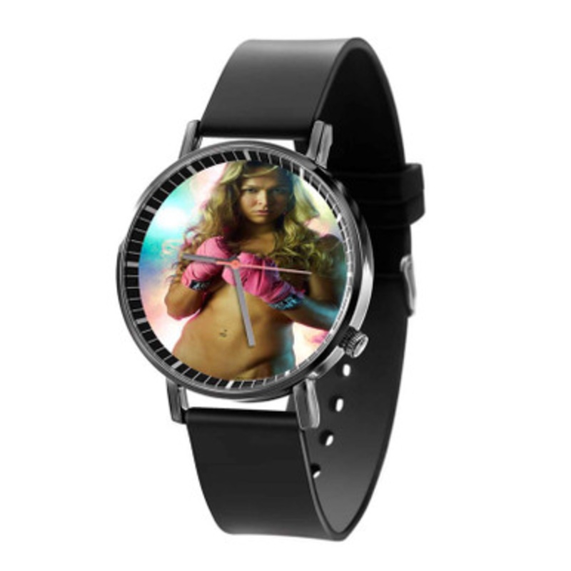 Ronda Rousey UFC Women s Black Quartz Watch Unisex With Premium Gift Box