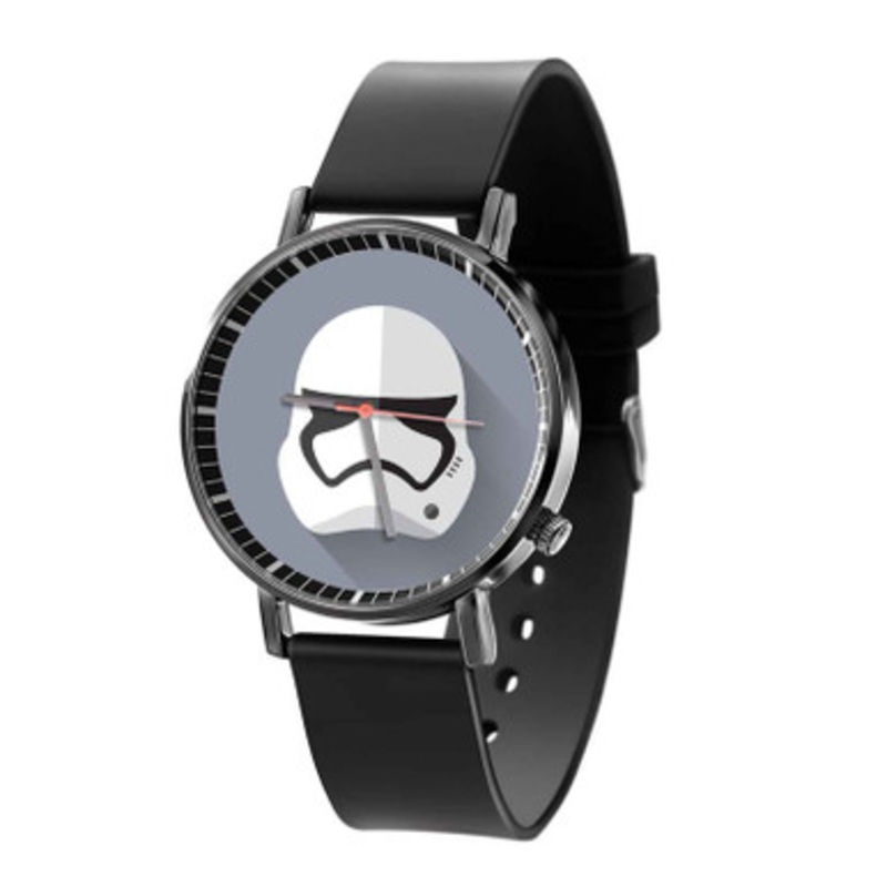Stormtrooper Star Wars Black Quartz Watch Unisex With Premium Gift Box