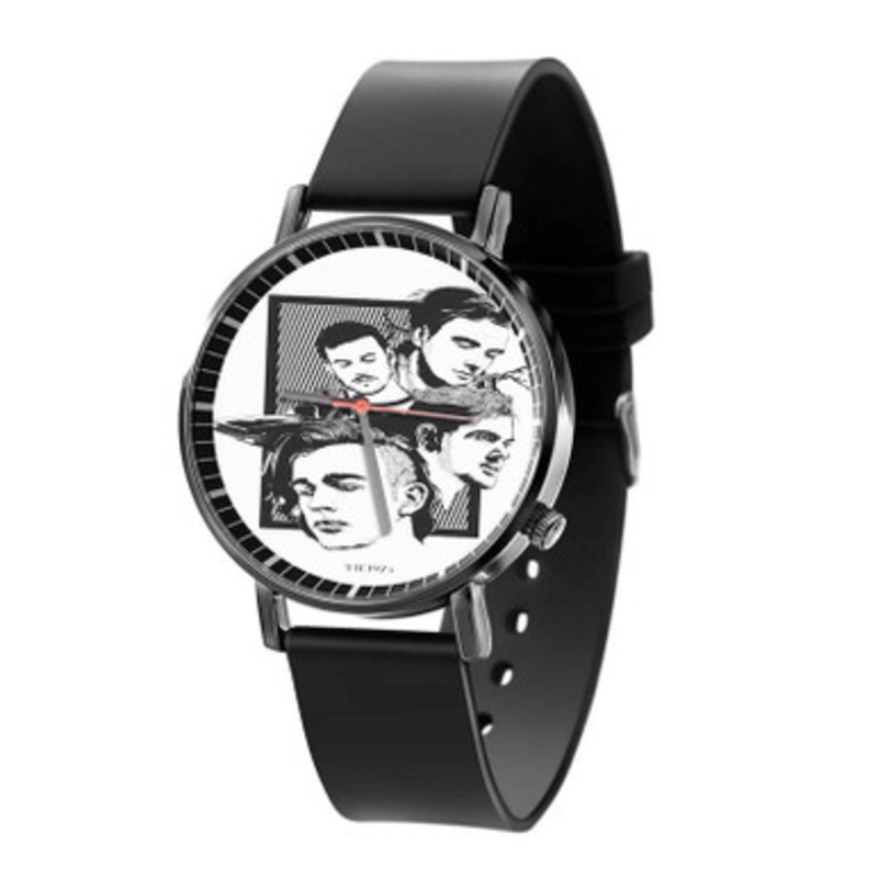 The 1975 Black Quartz Watch Unisex With Premium Gift Box