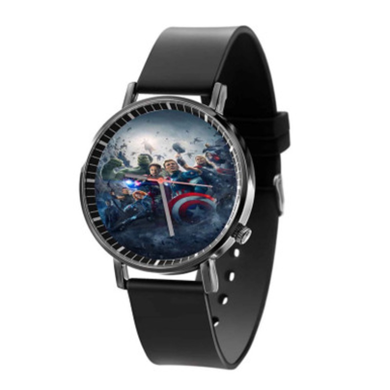 The Avengers age of Ultron Black Quartz Watch Unisex With Premium Gift Box