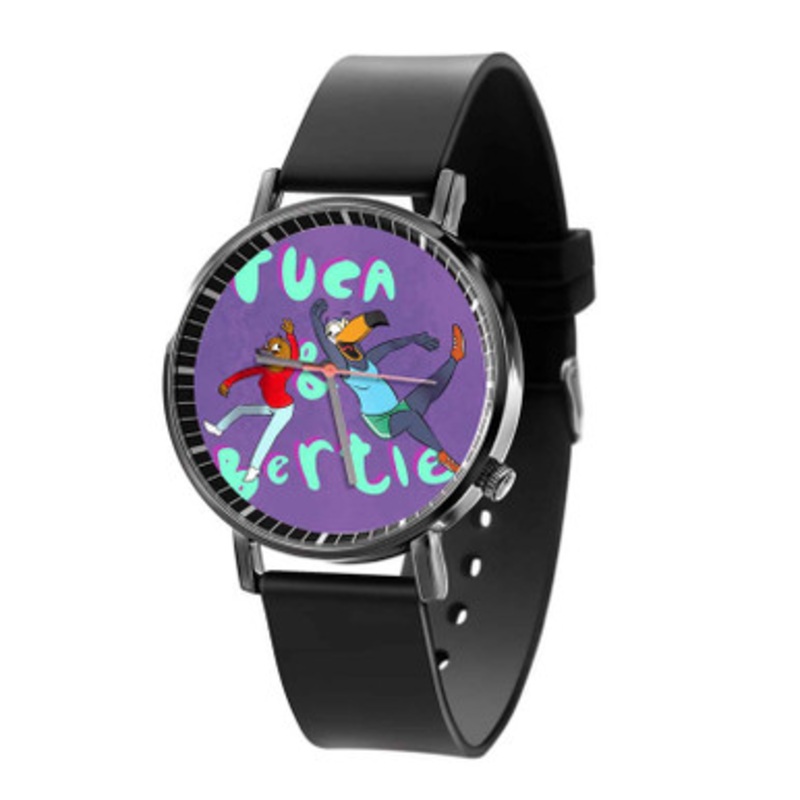 Tuca Bertiev Black Quartz Watch Unisex With Premium Gift Box