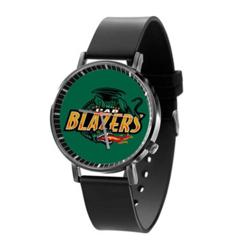 UAB Blazers Black Quartz Watch Unisex With Premium Gift Box