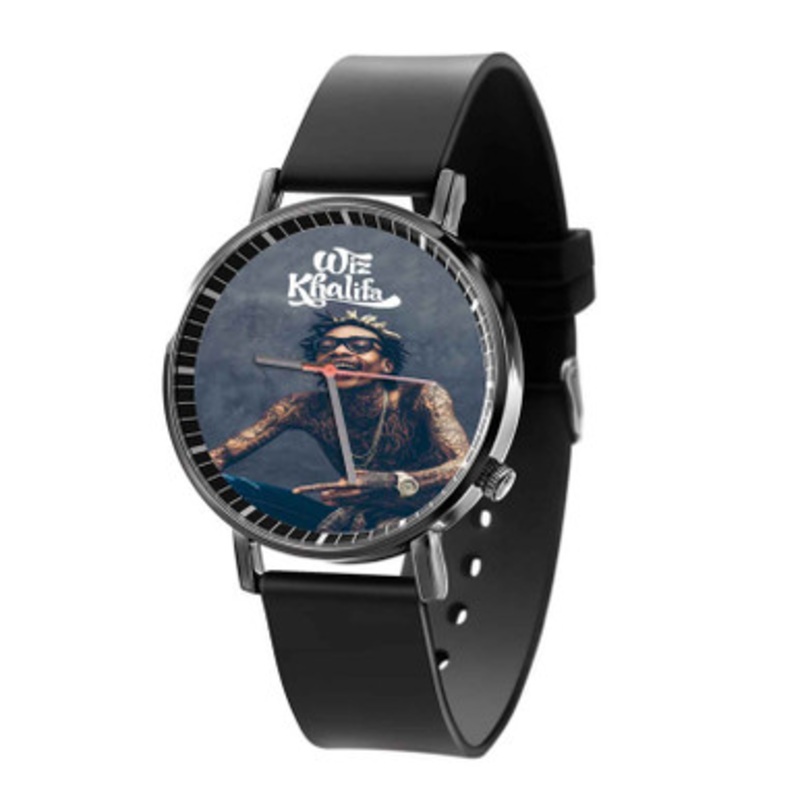 Wiz Khalifa Tattoo Black Quartz Watch Unisex With Premium Gift Box