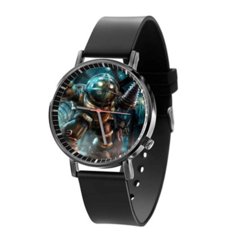Big Daddy Bio Shock Unisex Black Quartz Watch With Premium Gift Box