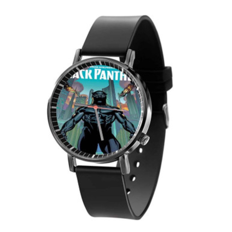 Black Panther Marvel Great Unisex Black Quartz Watch With Premium Gift Box