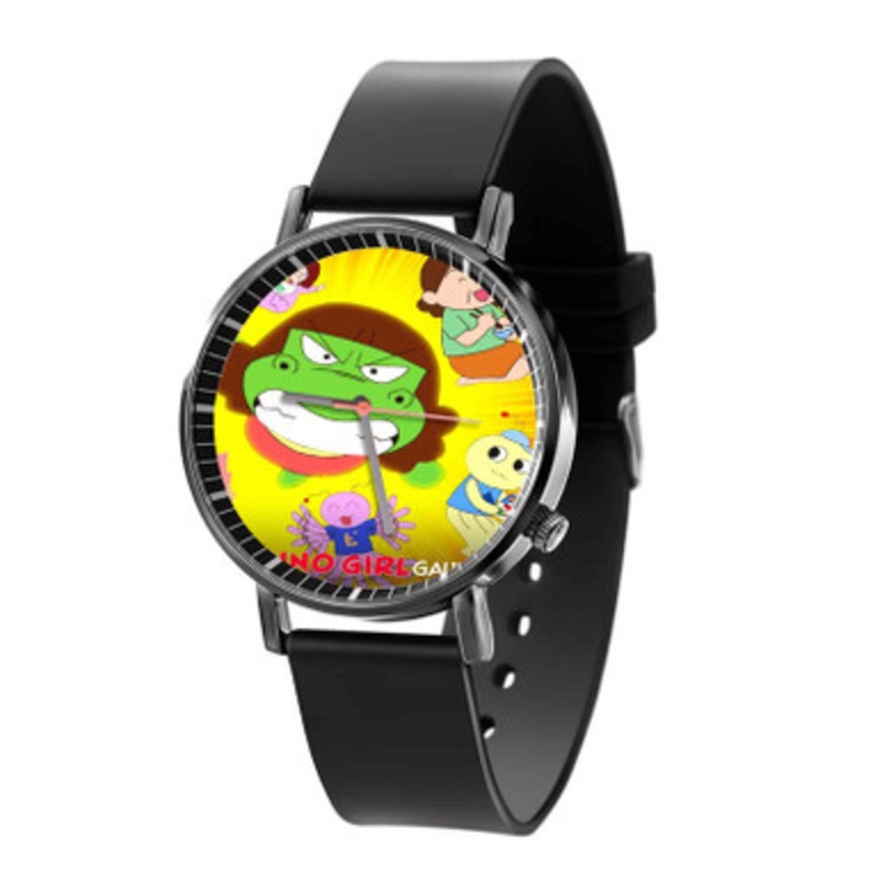 Dino Girl Gauko Black Quartz Watch With Premium Gift Box for Unisex