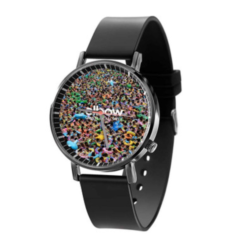Elbow Giants of All Sizes Black Quartz Watch Unisex With Premium Gift Box
