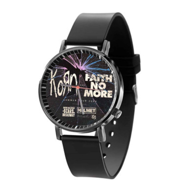Faith No More Korn Black Quartz Watch Unisex With Premium Gift Box