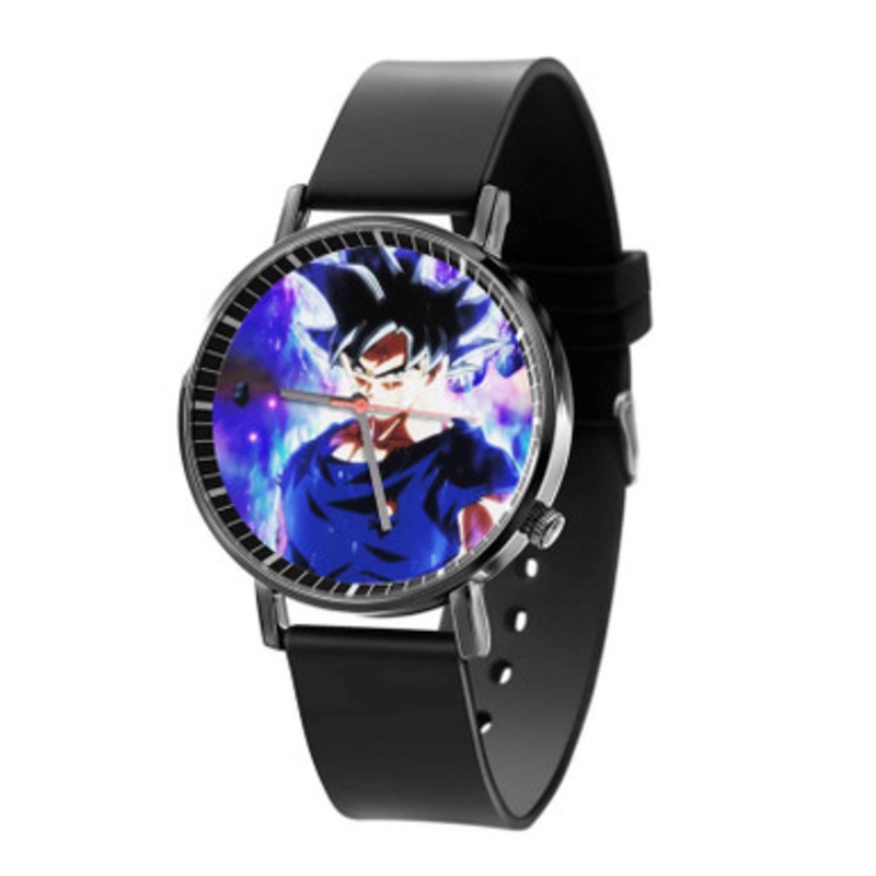 Goku Ultra Instinct Dragon Ball Super Black Quartz Watch Unisex With Premium Gift Box